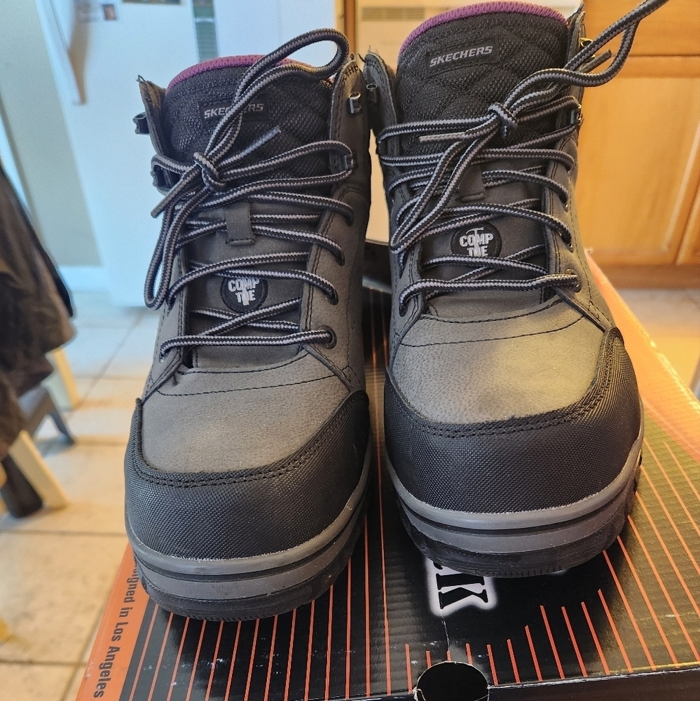 SKECHERS Mc Coll Steel Toe Boot